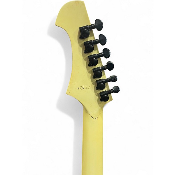 Vintage 1989 B.C. Rich U SERIES WARLOCK Vintage Yellow Solid Body Electric Guitar