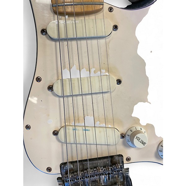 Vintage 1990 Fender Stratacoustic Plus Black Acoustic Electric Guitar