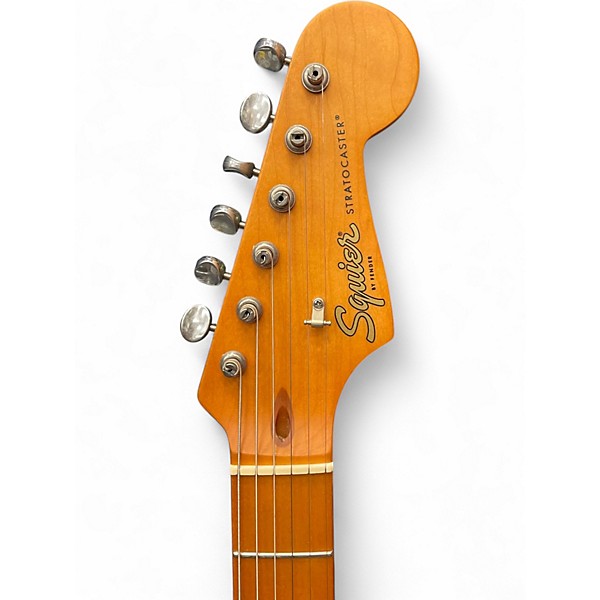 Used Squier 40TH ANNIVERSARY STRATOCASTER Seafoam Green Solid Body Electric Guitar