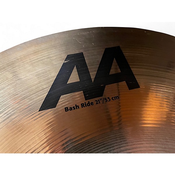 Used SABIAN 21in AA Bash Ride Brilliant Cymbal