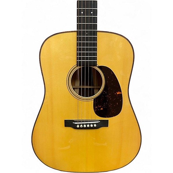 Used Martin Custom Shop D18 Natural Acoustic Guitar