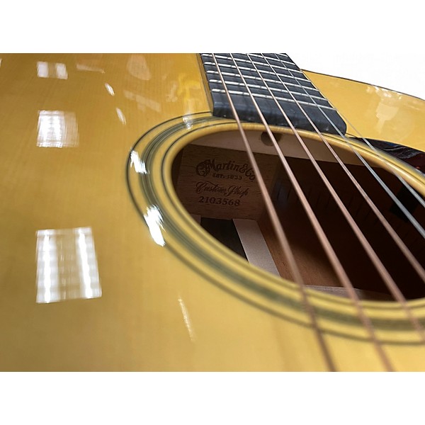 Used Martin Custom Shop D18 Natural Acoustic Guitar