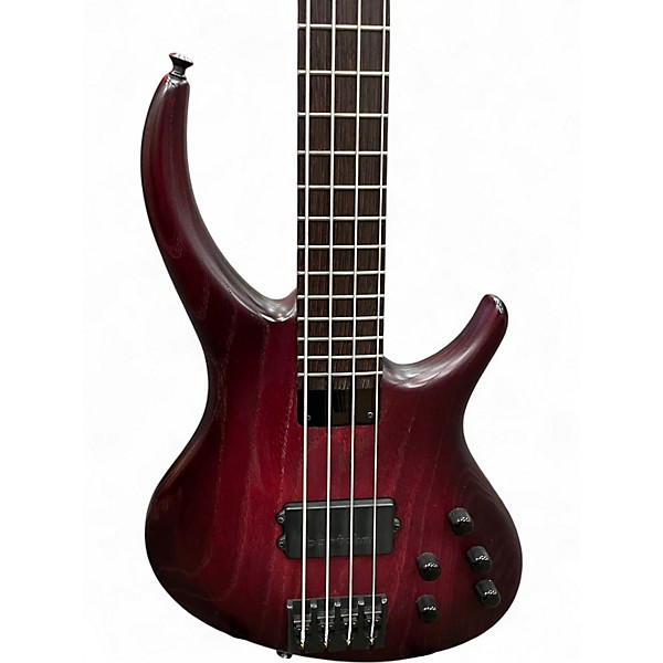 Used Tobias Growler Maroon Electric Bass Guitar