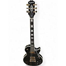 Used Epiphone LES PAUL CUSTOM Black Solid Body Electric Guitar
