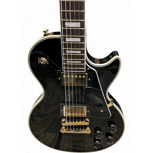 Used Epiphone LES PAUL CUSTOM Black Solid Body Electric Guitar