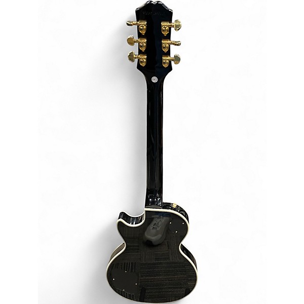 Used Epiphone LES PAUL CUSTOM Black Solid Body Electric Guitar
