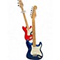 Vintage 1993 Fender MADE IN JAPAN STRATOCASTER Blue Solid Body Electric Guitar thumbnail