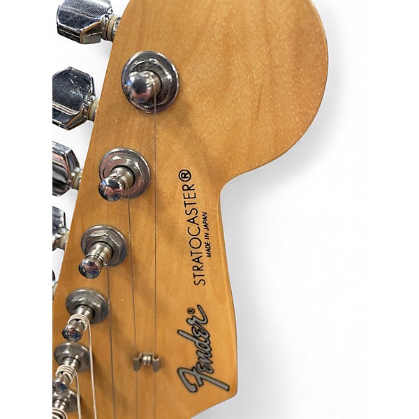 Vintage 1993 Fender MADE IN JAPAN STRATOCASTER Blue Solid Body Electric Guitar