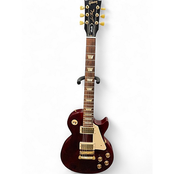 Used Gibson Les Paul Studio Cherry Solid Body Electric Guitar