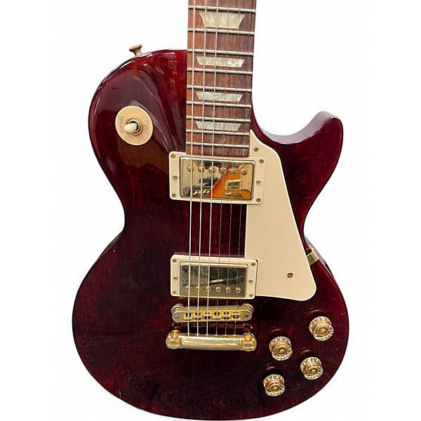 Used Gibson Les Paul Studio Cherry Solid Body Electric Guitar