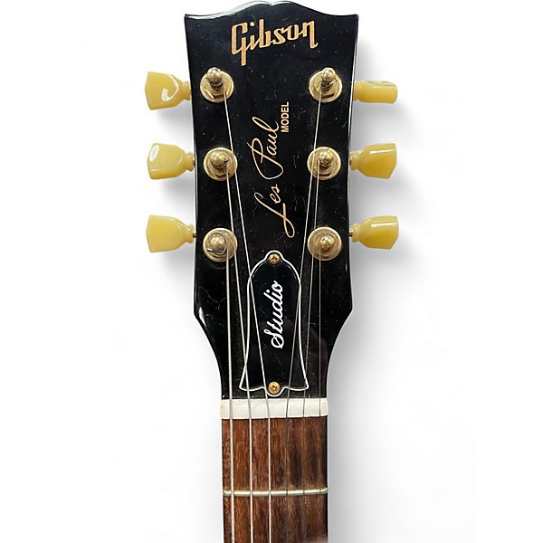 Used Gibson Les Paul Studio Cherry Solid Body Electric Guitar