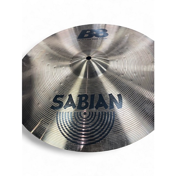 Used SABIAN 16in B8 Thin Crash Cymbal