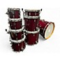 Used PDP by DW 8 Piece CONCEPT MAPLE Red Drum Kit