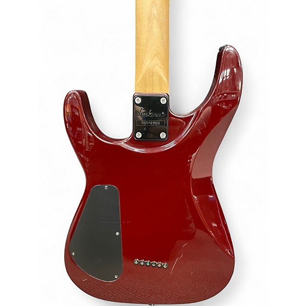Used Jackson JS32 Dinky Crimson Red Trans Solid Body Electric Guitar