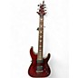 Used Schecter Guitar Research OMEN EXTREME 7 Red Trans Solid Body Electric Guitar thumbnail