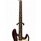 Used Fender Standard Jazz Bass Wine Red Electric Bass Guitar