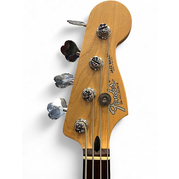 Used Fender Standard Jazz Bass Wine Red Electric Bass Guitar