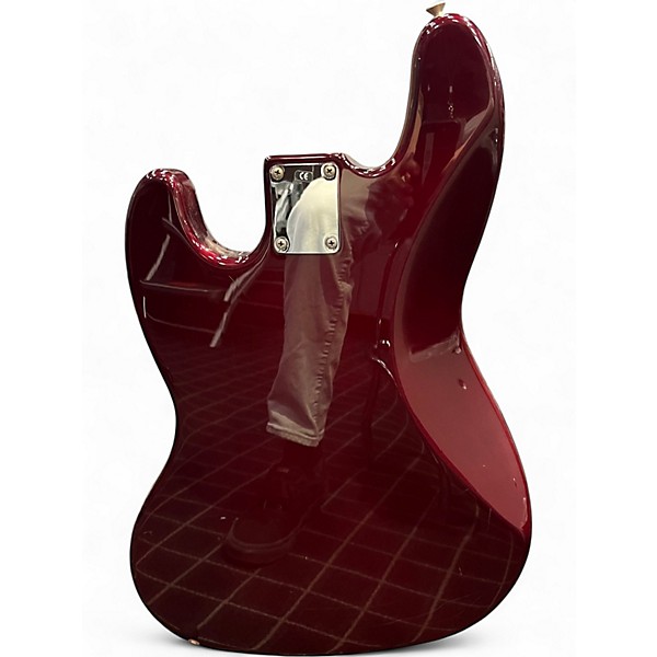 Used Fender Standard Jazz Bass Wine Red Electric Bass Guitar