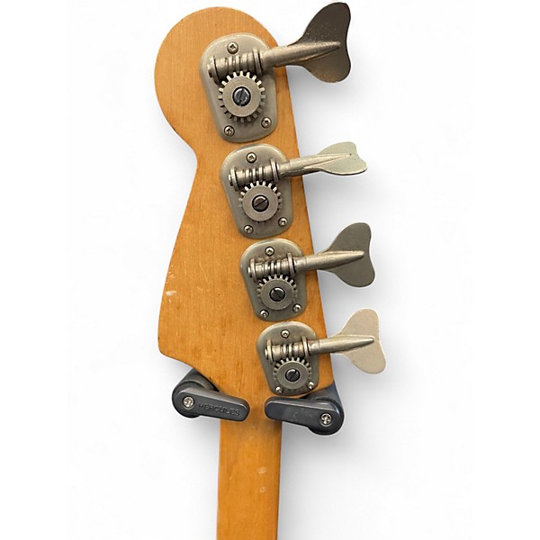 Vintage 1974 Fender Musicmaster Bass Red Electric Bass Guitar