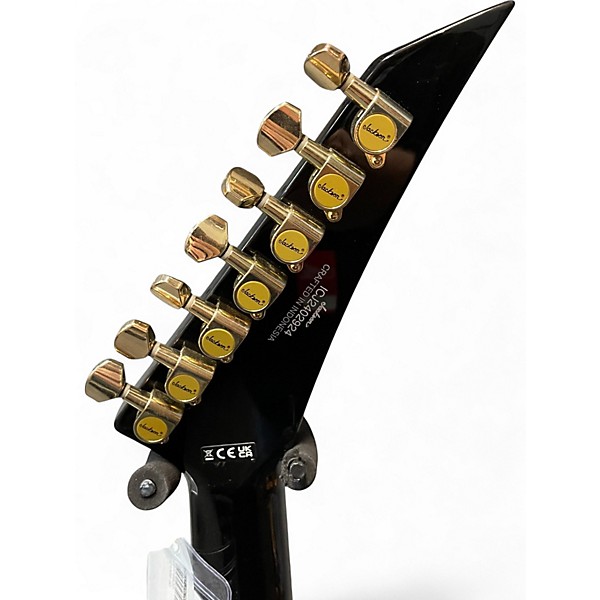 Used Jackson PRO SERIES SIGNATURE MARK HEYLMUN RHOADS RR247 Black and White Solid Body Electric Guitar