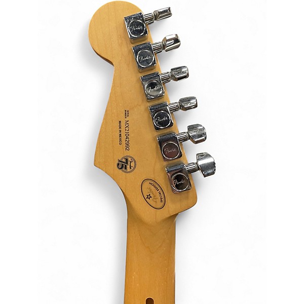 Used Fender Player Stratocaster Black Solid Body Electric Guitar