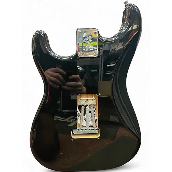 Used Fender Player Stratocaster Black Solid Body Electric Guitar