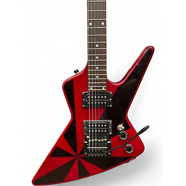 Used Dean HOLLYWOOD Z METALLIC RED GRAPHIC Solid Body Electric Guitar