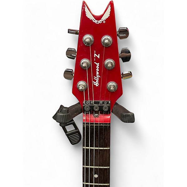 Used Dean HOLLYWOOD Z METALLIC RED GRAPHIC Solid Body Electric Guitar