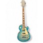 Used Epiphone Les Paul Traditional Pro IV Blue Solid Body Electric Guitar thumbnail