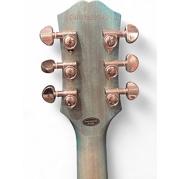 Used Epiphone Les Paul Traditional Pro IV Blue Solid Body Electric Guitar