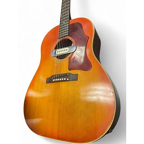 Vintage 1965 Gibson J45 Standard Natural Acoustic Electric Guitar