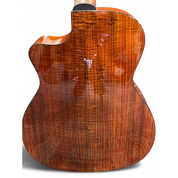 Used Guild OM-260CE DELUXE BLACKWOOD Natural Acoustic Electric Guitar