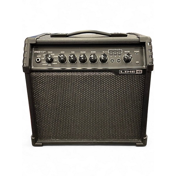 Used Line 6 Spider V 20 MkII 20w 1x8 Guitar Combo Amp