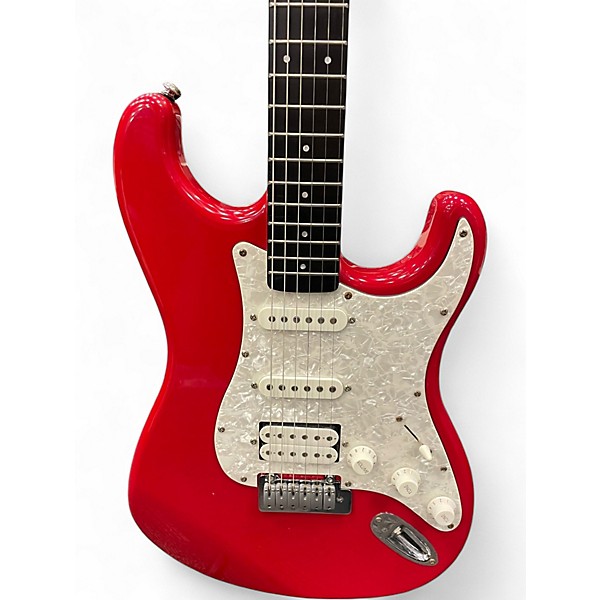 Used Fretlight 400 Series Red Solid Body Electric Guitar