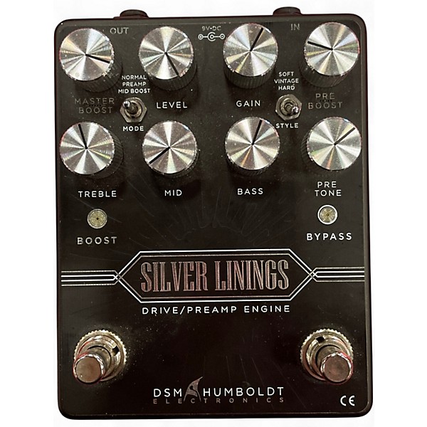 Used Dsm Humboldt silver linings drive/pre amp Effect Pedal
