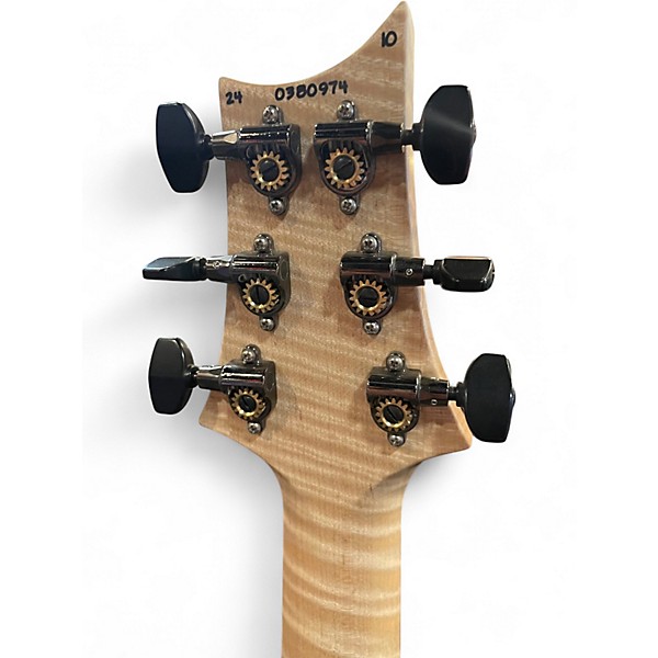 Used 2024 PRS Wood Library Custom 24 10 Top Green Fade Solid Body Electric Guitar