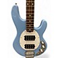Used Sterling by Music Man sting ray sub series Chopper Blue Electric Bass Guitar