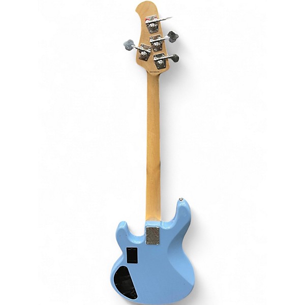Used Sterling by Music Man sting ray sub series Chopper Blue Electric Bass Guitar