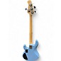 Used Sterling by Music Man sting ray sub series Chopper Blue Electric Bass Guitar