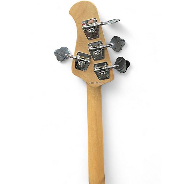 Used Sterling by Music Man sting ray sub series Chopper Blue Electric Bass Guitar