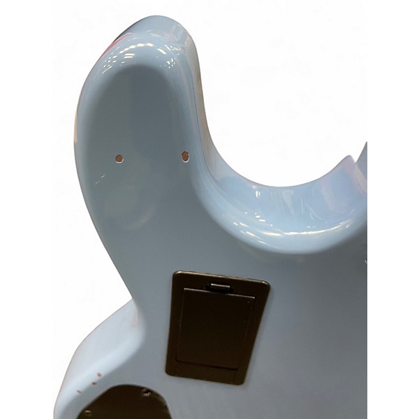 Used Sterling by Music Man sting ray sub series Chopper Blue Electric Bass Guitar