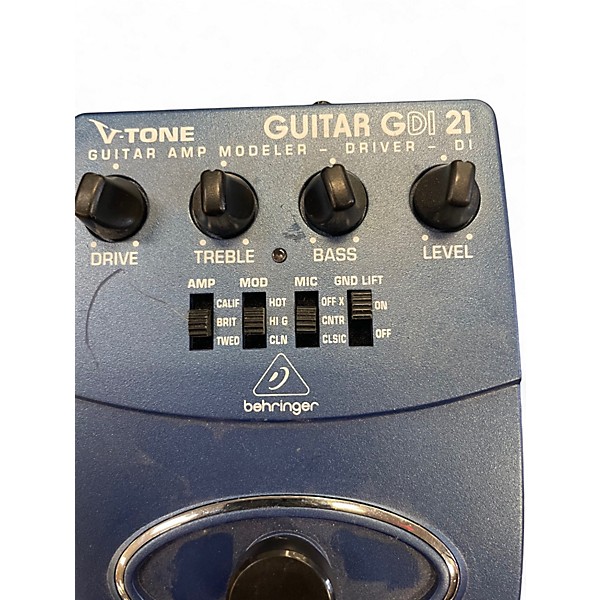 Used Behringer GDI21 V-Tone Guitar Driver Effect Pedal