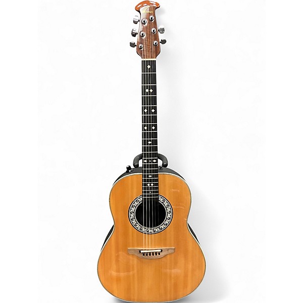 Vintage 1979 Ovation 1612 Natural Acoustic Electric Guitar