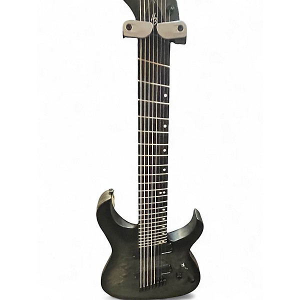 Used Harley Benton QBB 8 STRING Satin Black Solid Body Electric Guitar