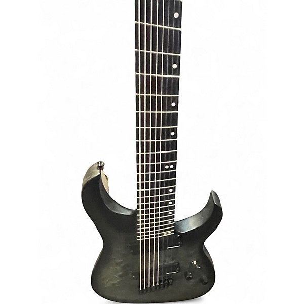 Used Harley Benton QBB 8 STRING Satin Black Solid Body Electric Guitar