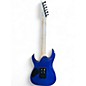 Used Ibanez GRG120QASP Trans Blue Solid Body Electric Guitar