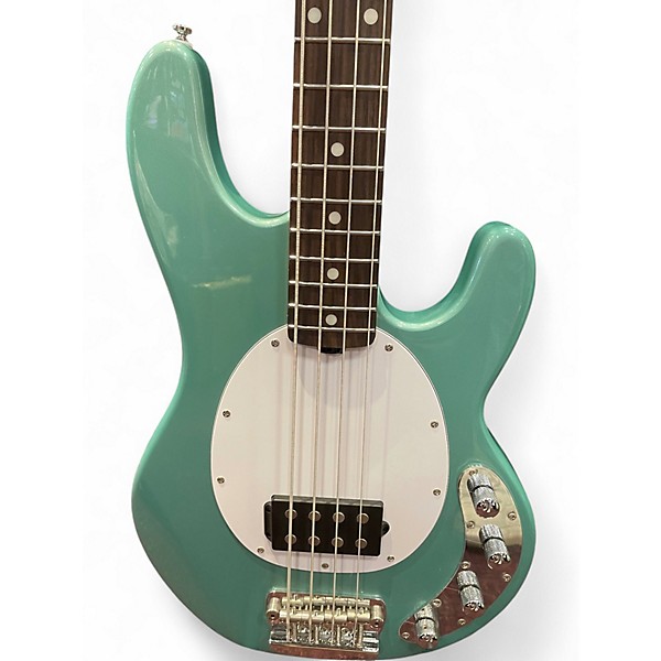 Used Sterling by Music Man Ray34 Dorado Green Electric Bass Guitar