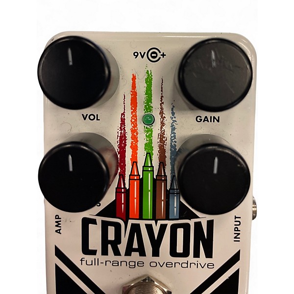 Used Electro-Harmonix Crayon Full Range Overdrive Effect Pedal