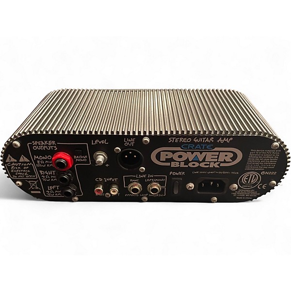 Used Crate POWER BLOCK Guitar Power Amp