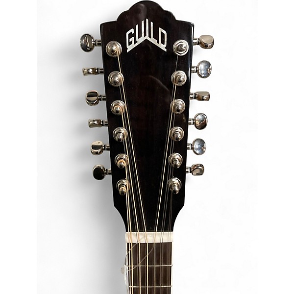 Used Guild F2512E DELUXE Natural 12 String Acoustic Guitar